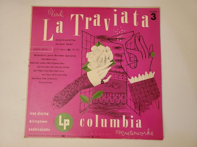 Giuseppe Verdi La Traviata vinyl record