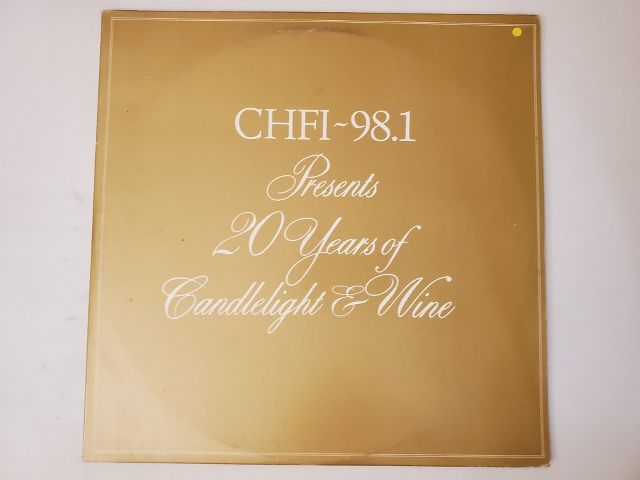 Various Artists CHFI-98.1 Presents 20 Years of Candlelight & Wine vinyl record