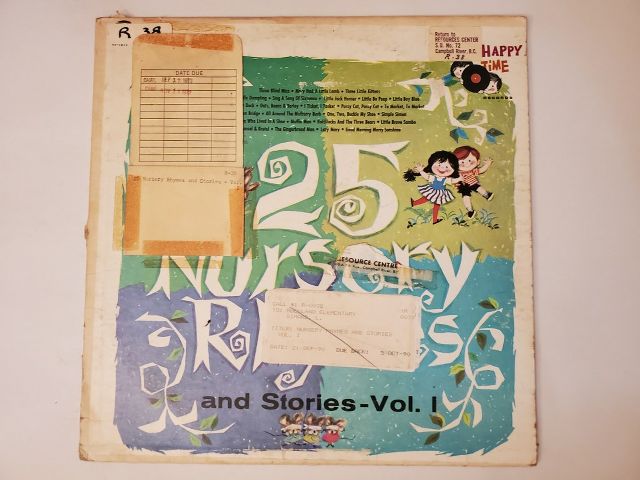 Unknown 25 Nursery Rhymes and Stories - Vol. I vinyl record
