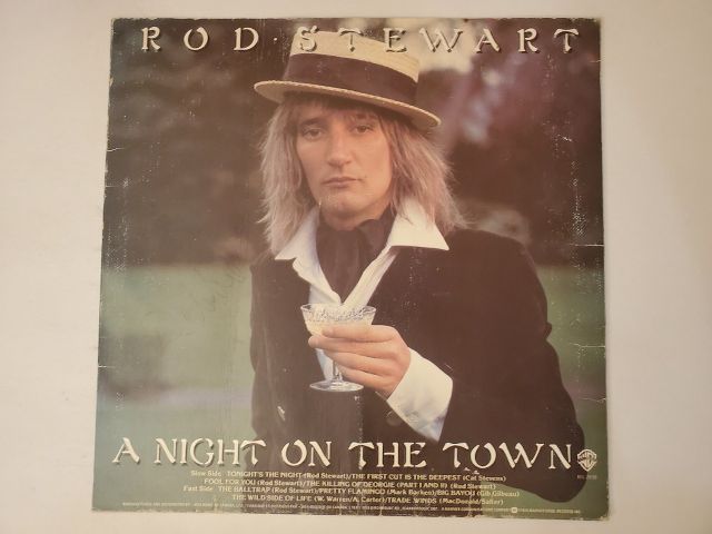 Rod Stewart A Night on the Town vinyl record