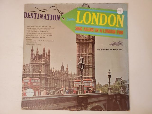 Unknown Destination London: Sing Along in a London Pub vinyl record