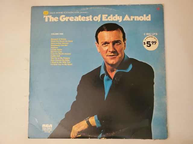 Eddy Arnold The Greatest of Eddy Arnold vinyl record