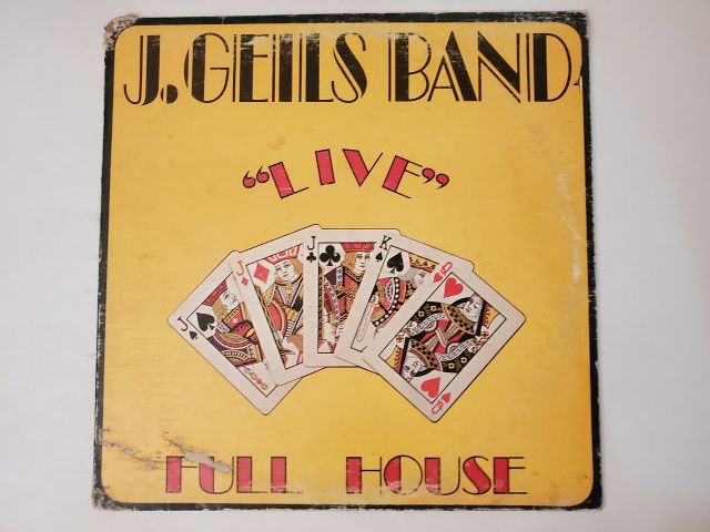 J. Geils Band Live Full House vinyl record
