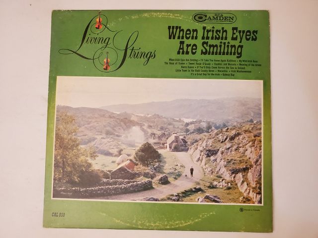 Living Strings When Irish Eyes Are Smiling vinyl record