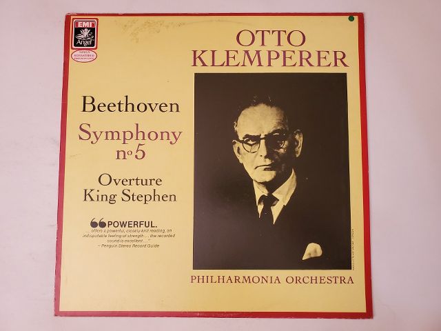 Otto Klemperer Beethoven Symphony No. 5 Overture King Stephen vinyl record
