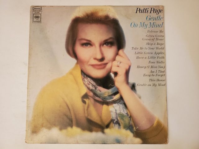 Patti Page Gentle on My Mind vinyl record