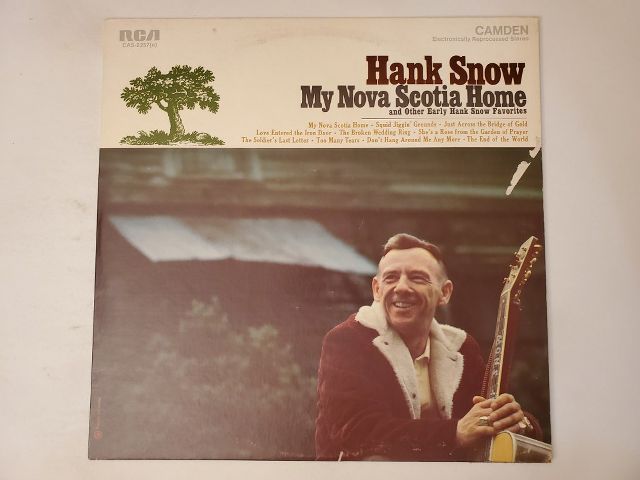 Hank Snow My Nova Scotia Home vinyl record