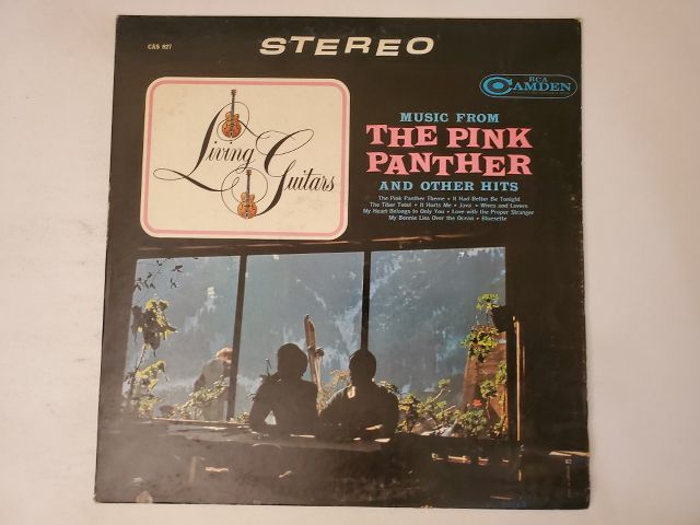 Living Guitars Music from The Pink Panther and Other Hits vinyl record