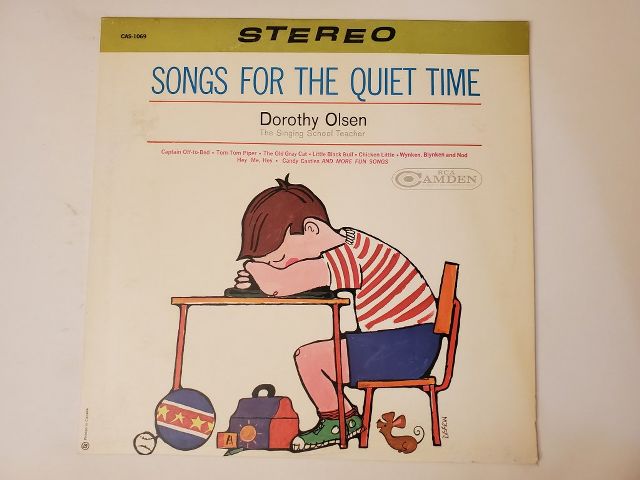 Dorothy Olsen Songs for the Quiet Time vinyl record