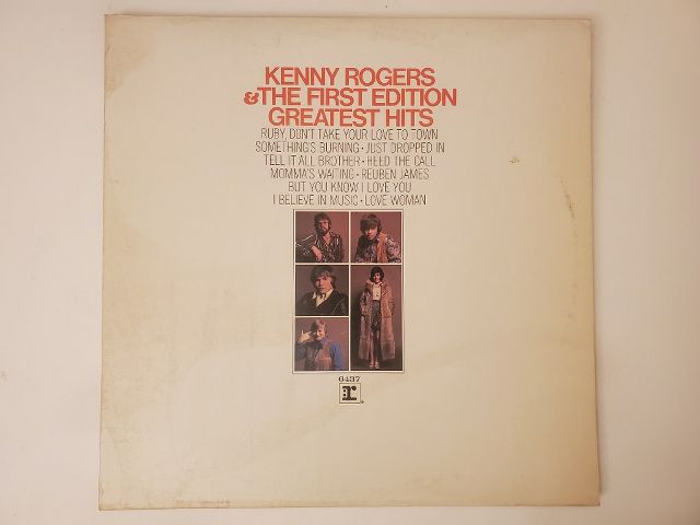 Kenny Rogers & The First Edition Greatest Hits vinyl record