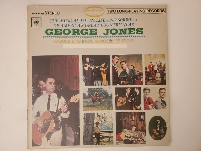 George Jones The Musical Loves, Life and Sorrows of America's Great Country Star vinyl record