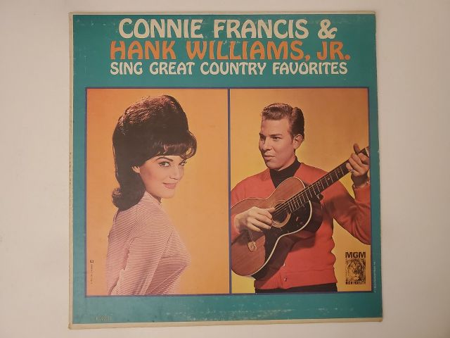 Connie Francis & Hank Williams, Jr. Sing Great Country Favorites vinyl record