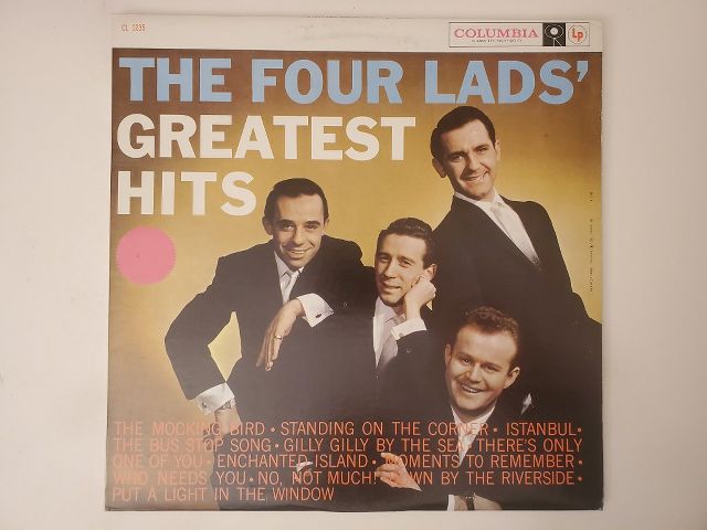 The Four Lads Greatest Hits vinyl record