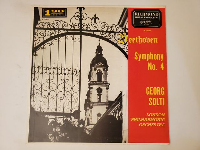 Georg Solti, London Philharmonic Orchestra Beethoven Symphony No. 4 vinyl record