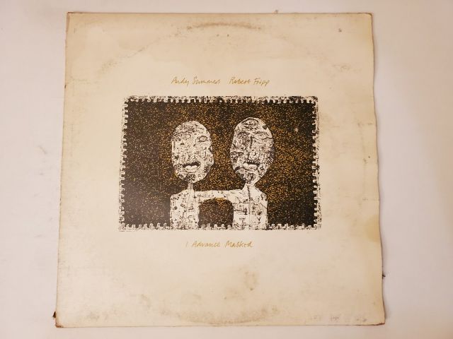 Andy Summers, Robert Fripp I Advance Masked vinyl record
