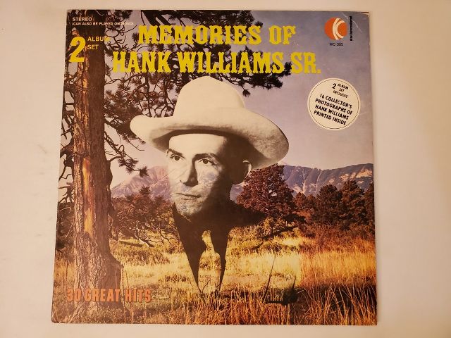 Hank Williams Sr. Memories of Hank Williams Sr. vinyl record