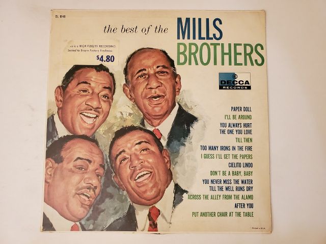The Mills Brothers The Best of the Mills Brothers vinyl record