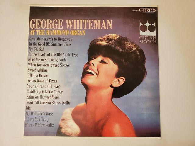 George Whiteman At the Hammond Organ vinyl record