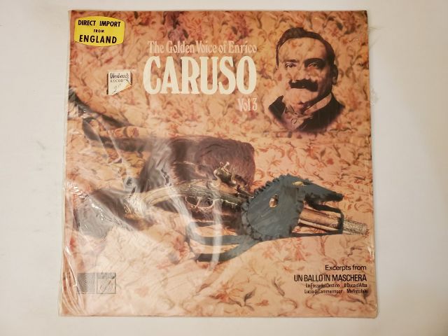 Enrico Caruso The Golden Voice of Enrico Caruso Vol 3 vinyl record