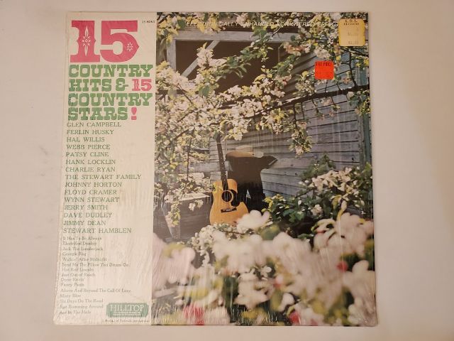 Various Artists 15 Country Hits & 15 Country Stars vinyl record