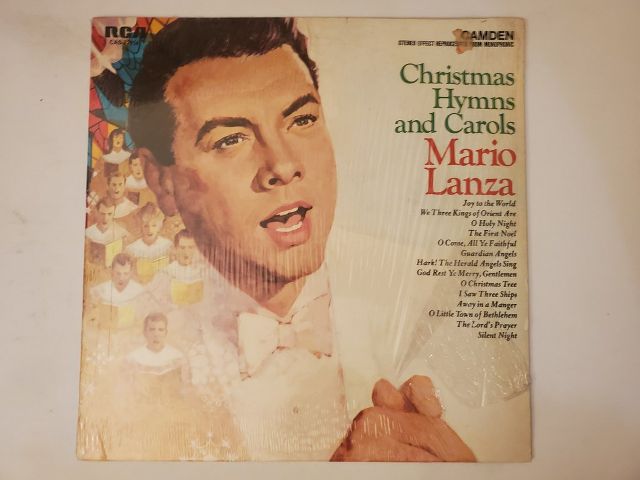 Mario Lanza Christmas Hymns and Carols vinyl record