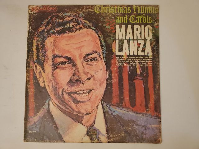 Mario Lanza Christmas Hymns and Carols vinyl record
