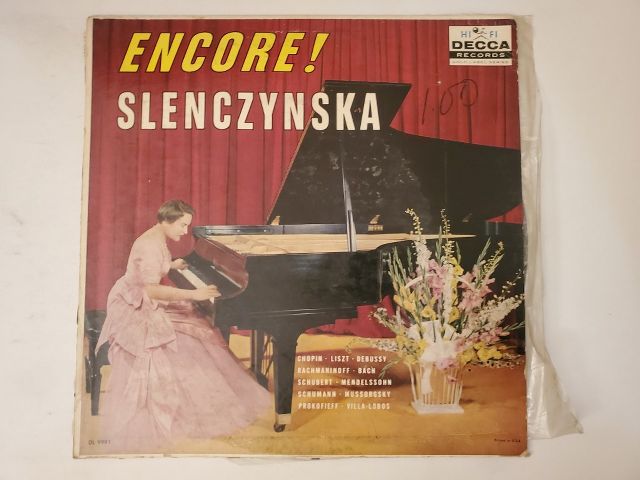 Slenczynska Encore vinyl record