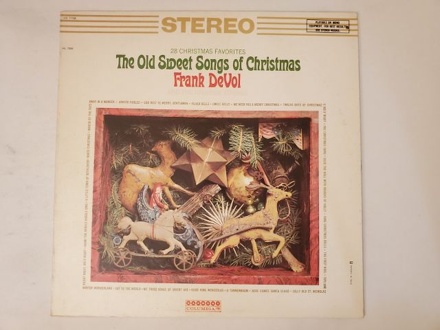 Frank DeVol The Old Sweet Songs of Christmas vinyl record