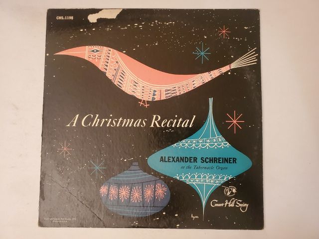 Alexander Schreiner A Christmas Recital vinyl record