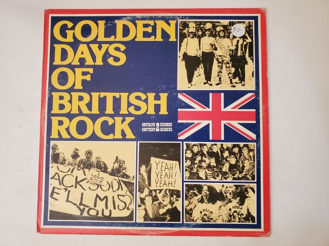 Various Artists Golden Days of British Rock vinyl record