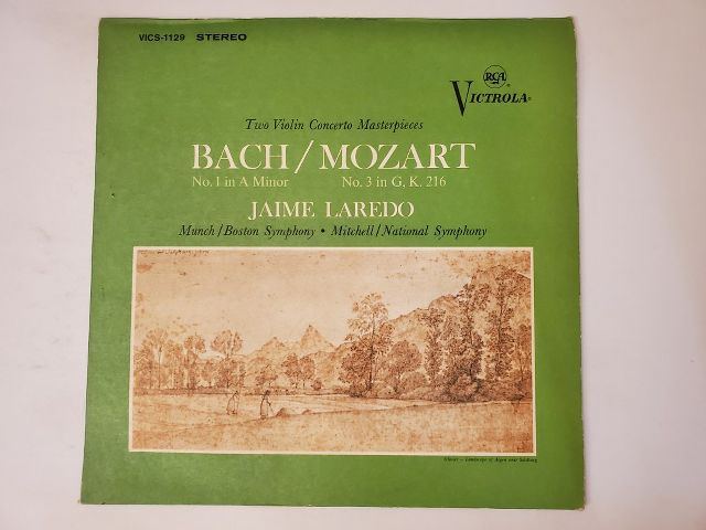 Jaime Laredo Bach/Mozart: Two Violin Concerto Masterpieces vinyl record