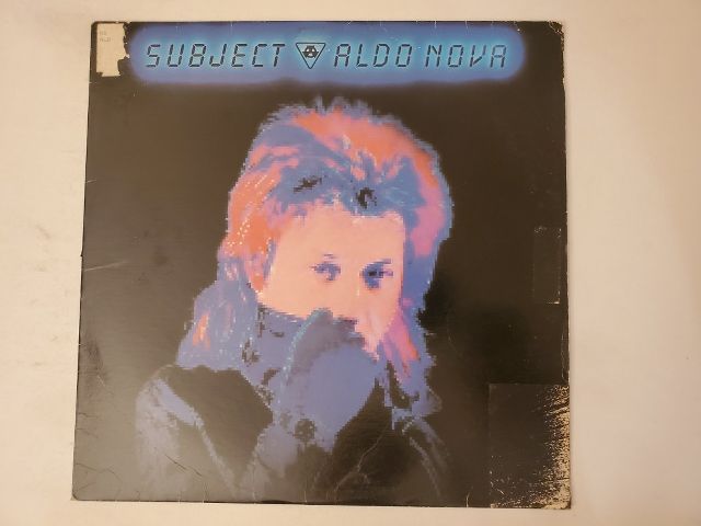 Aldo Nova Subject vinyl record