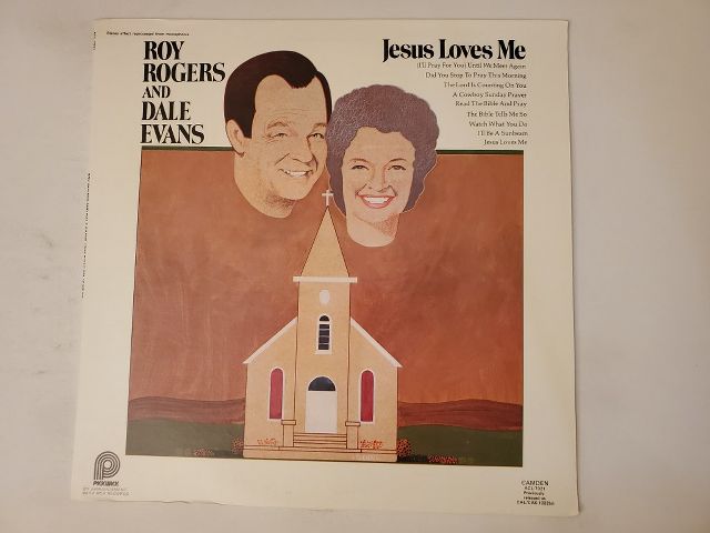 Roy Rogers and Dale Evans Jesus Loves Me vinyl record
