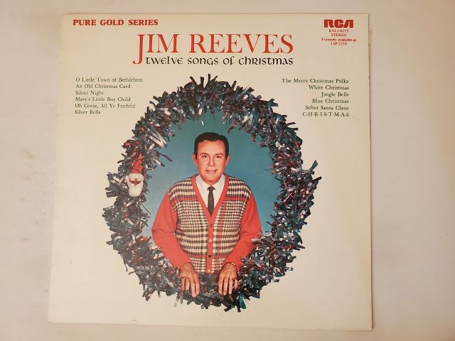 Jim Reeves Twelve Songs of Christmas vinyl record