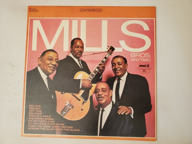 Mills Brothers Anytime! vinyl record