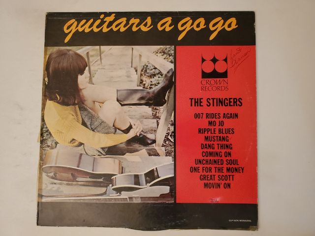 The Stingers Guitars A Go Go vinyl record