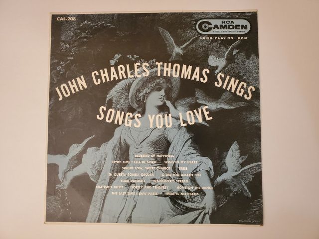 John Charles Thomas Songs You Love vinyl record