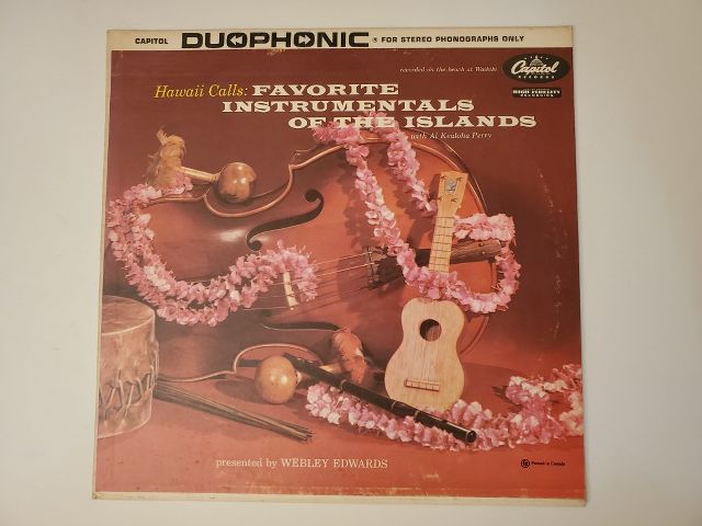 Webley Edwards with Al Kealoha Perry Hawaii Calls: Favorite Instrumentals of the Islands vinyl record