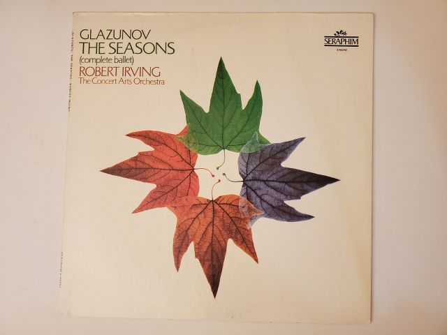 Robert Irving, The Concert Arts Orchestra Glazunov: The Seasons (Complete Ballet) vinyl record