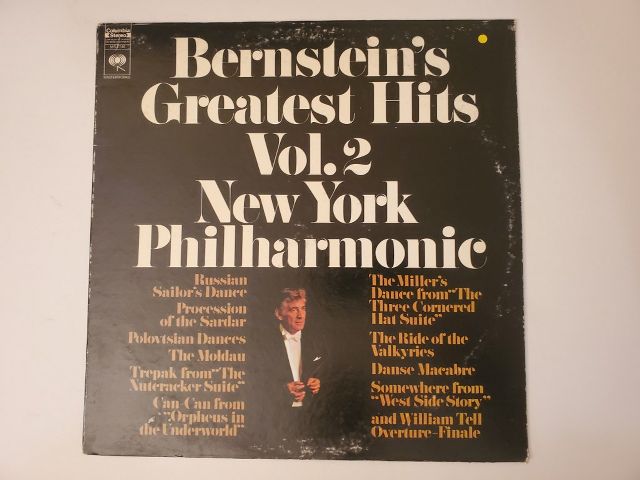 New York Philharmonic Bernstein's Greatest Hits Vol. 2 vinyl record