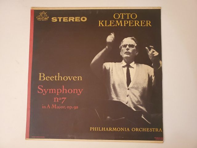 Otto Klemperer Beethoven Symphony No. 7 in A Major, Op. 92 vinyl record