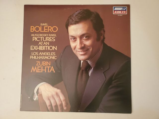Zubin Mehta Ravel Bolero; Mussorgsky-Ravel: Pictures at an Exhibition vinyl record