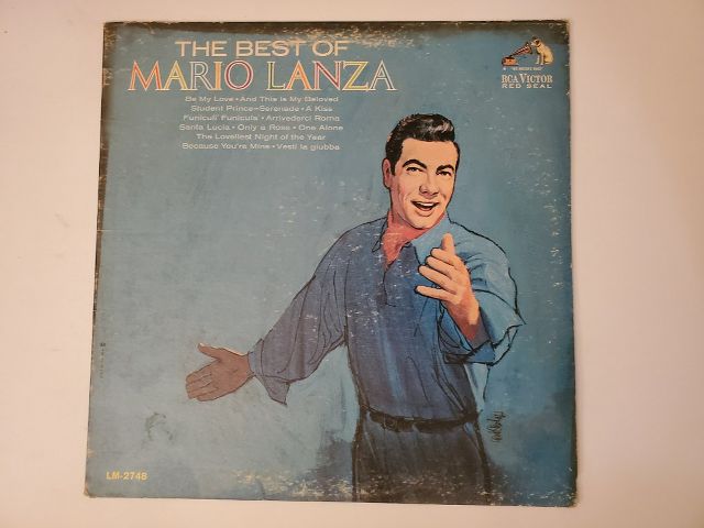 Mario Lanza The Best of Mario Lanza vinyl record