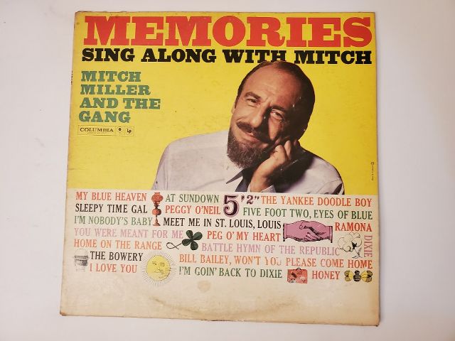 Mitch Miller and The Gang Memories: Sing Along with Mitch vinyl record