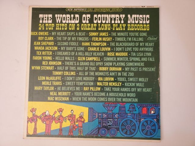 Various Artists The World of Country Music vinyl record