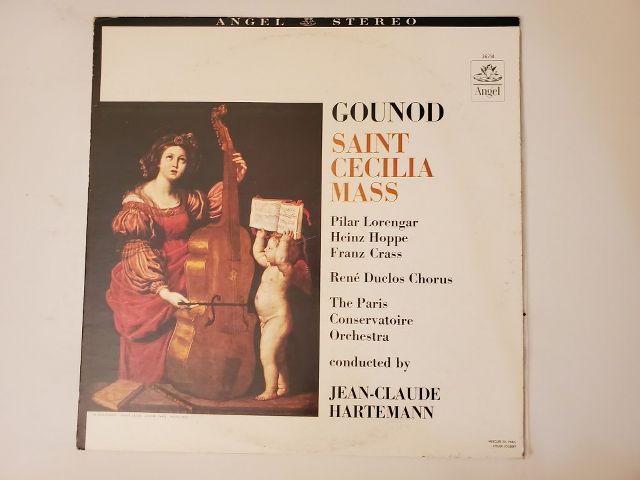 Gounod Saint Cecilia Mass vinyl record