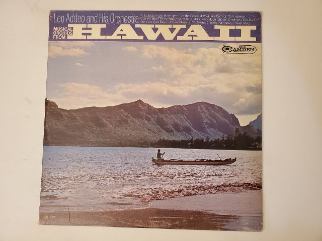Leo Addeo and His Orchestra Musical Orchids from Hawaii vinyl record