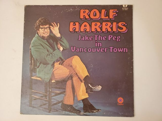 Rolf Harris Jake The Peg in Vancouver Town vinyl record