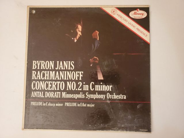 Byron Janis Rachmaninoff Concerto No. 2 in C minor vinyl record