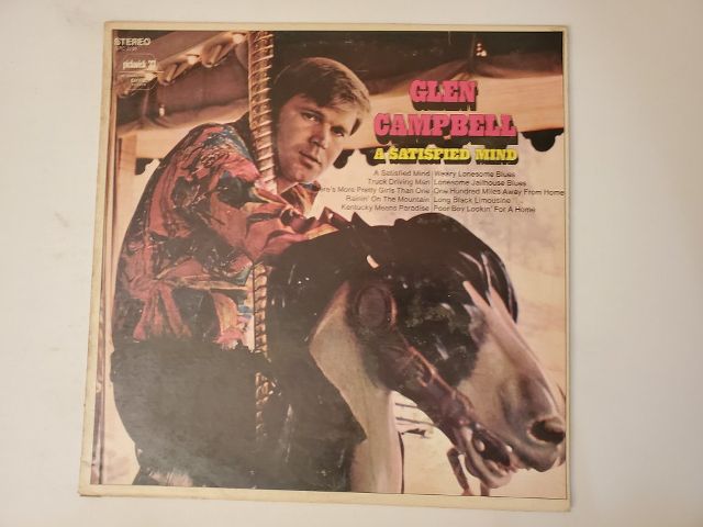 Glen Campbell A Satisfied Mind vinyl record